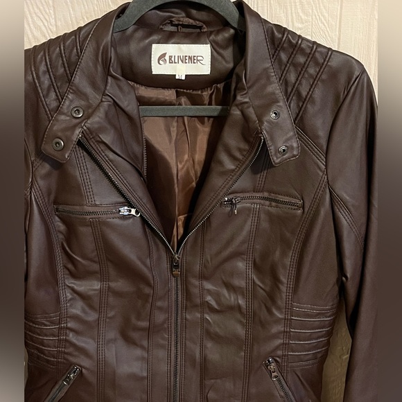 Faux Leather Jacket - Picture 2 of 6